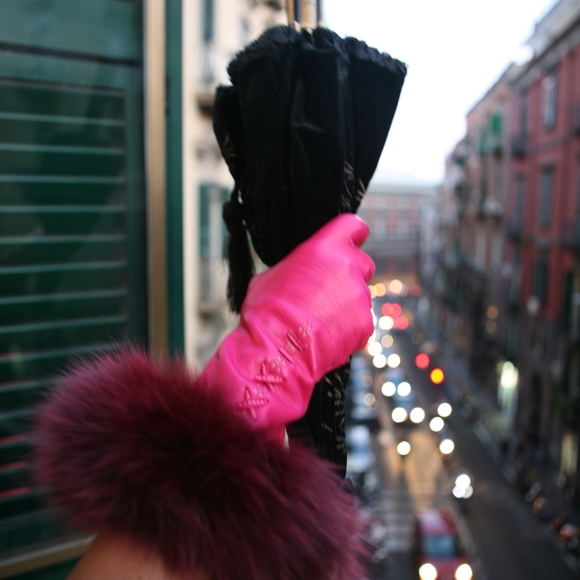 Handmade Italian leather gloves